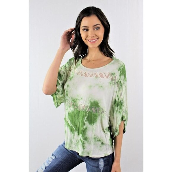 Green And White Top S - Picture 8 of 9